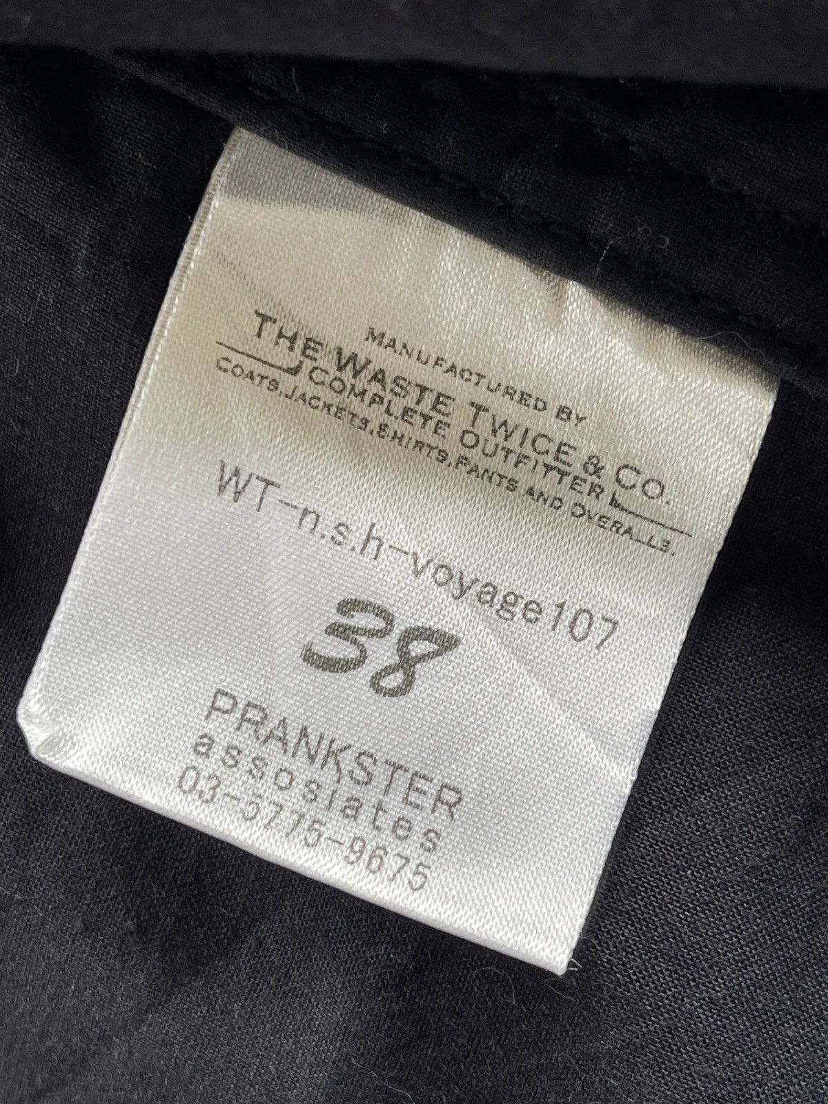Waste(twice) 40s Hinson Waste Twice HalfMoon Hunting Vest Size US S / EU 44-46 / 1 - 7 Thumbnail