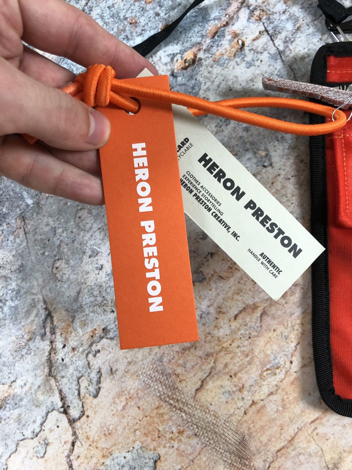 Heron Preston Heron Preston orange messenger cross body bag Size ONE SIZE - 4 Thumbnail