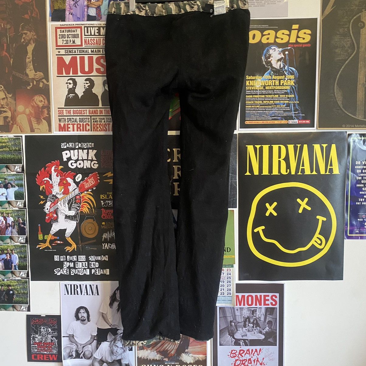 Vintage Vintage Rad Custom Special Sherpa Lined Skull Print Pants Size US 26 / EU 42 - 19 Thumbnail