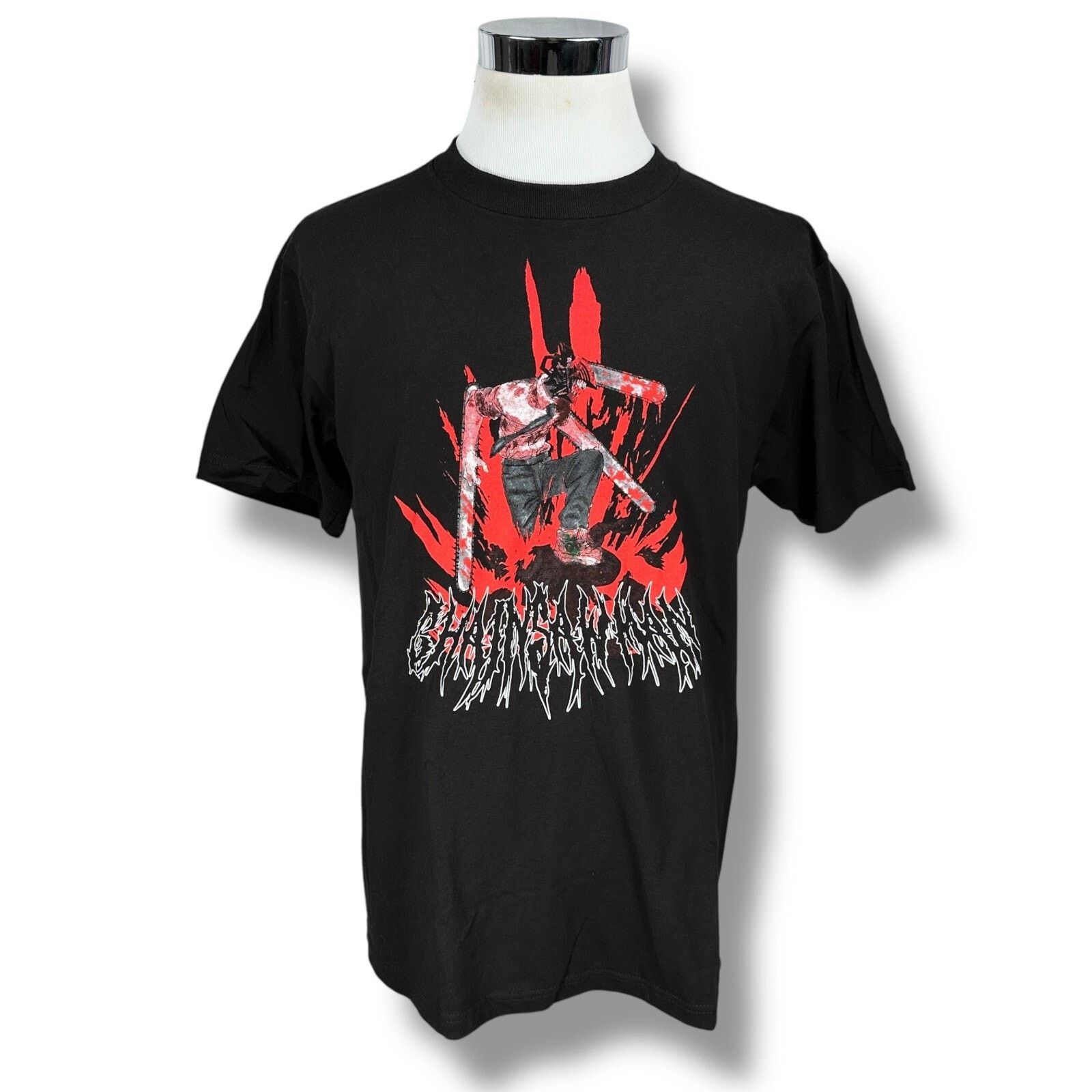 Other Golden Age Chainsaw Man T-Shirt Men’s L Black Short Sleeve Size US L / EU 52-54 / 3 - 1 Thumbnail