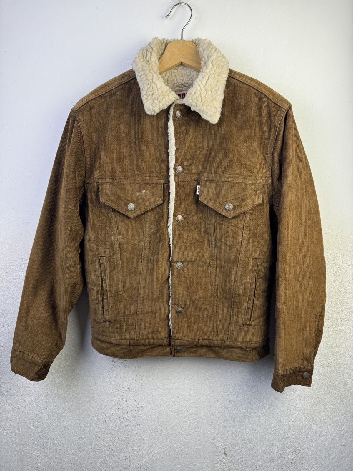 Levi's Vintage Levi's Trucker Jacket Cudoroy Sherpa Lining Size US M / EU 48-50 / 2 - 1 Thumbnail