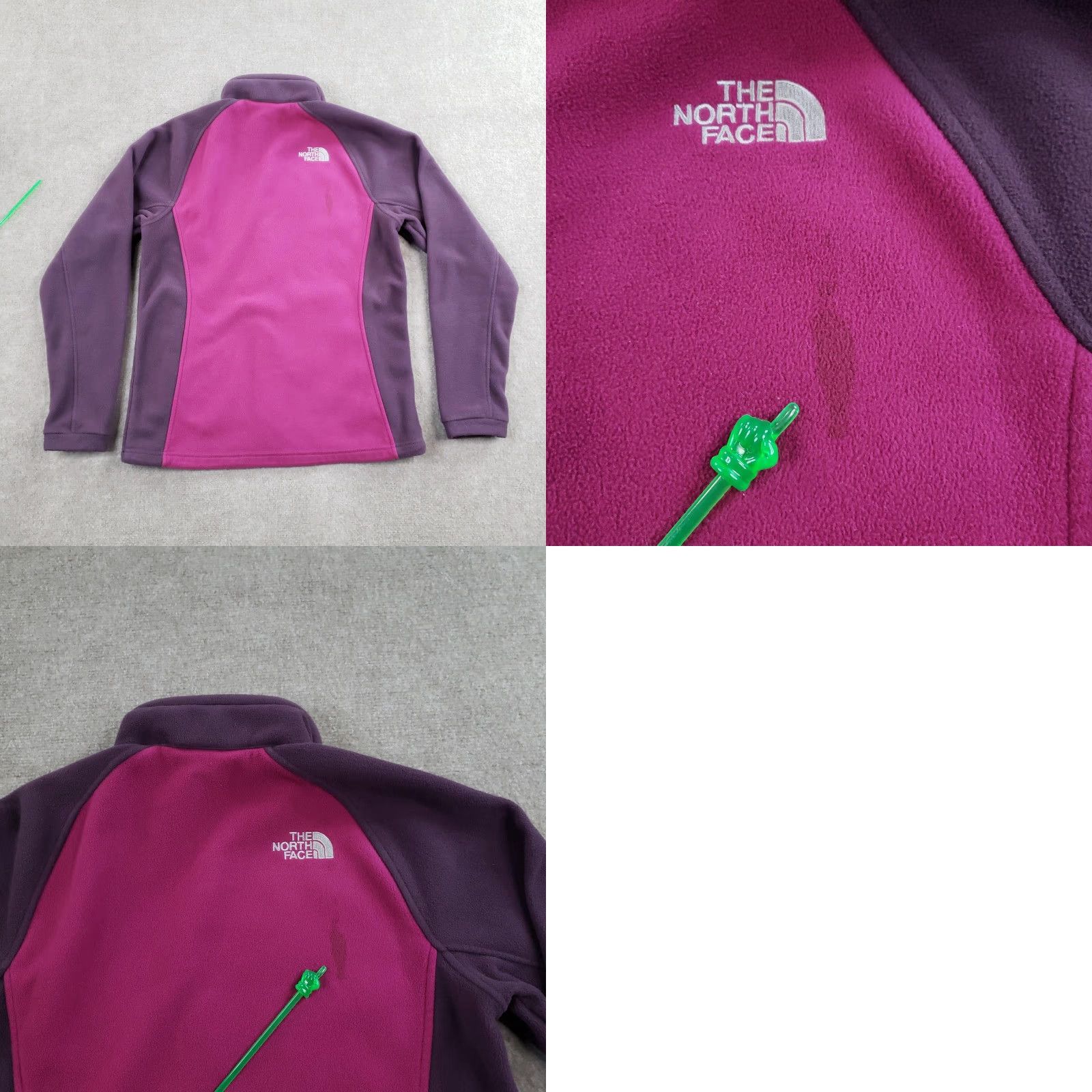 The North Face The North Face Jacket Womens Medium Pink Purple Fleece Full Zip Hiking Outdoors Size M / US 6-8 / IT 42-44 - 8 Thumbnail