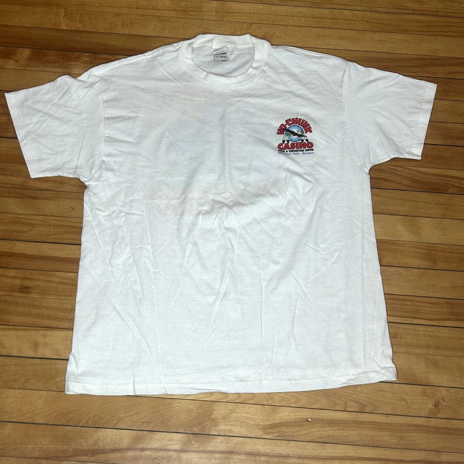 Fruit Of The Loom Y2K Ho Chunk Jackpot T-Shirt XL Size US XL / EU 56 / 4 - 3 Thumbnail