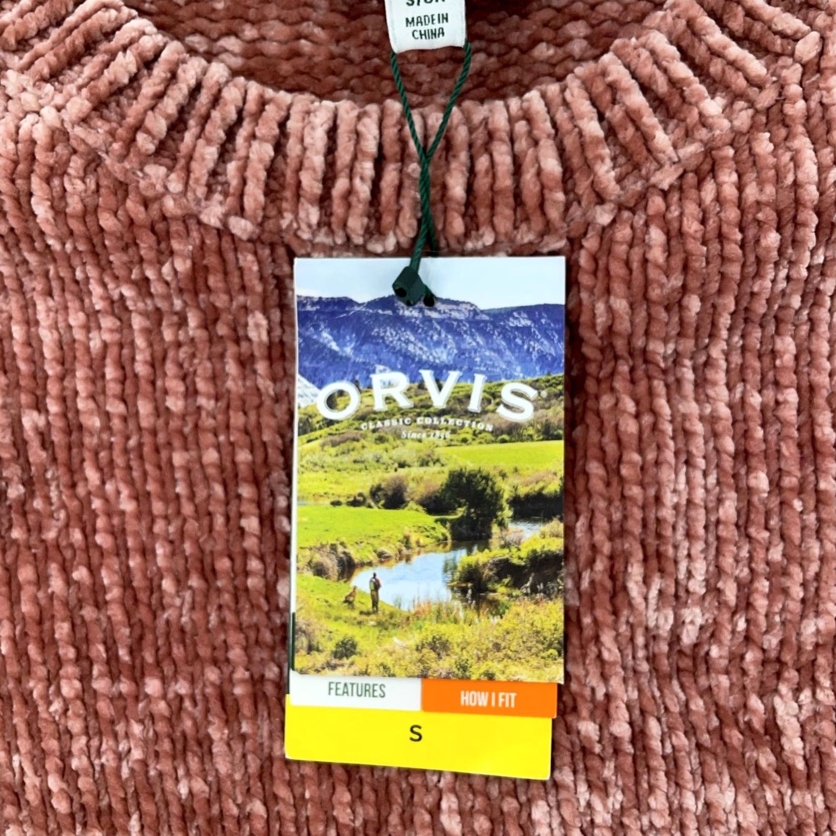 Orvis Orvis Chenille Sweater Women Small Pink Velour Cozy Soft Relaxed Fit Long Sleeve Raglan Sleeve Pullover Knit Casual Fall Winter Size S / US 4 / IT 40 - 4 Thumbnail
