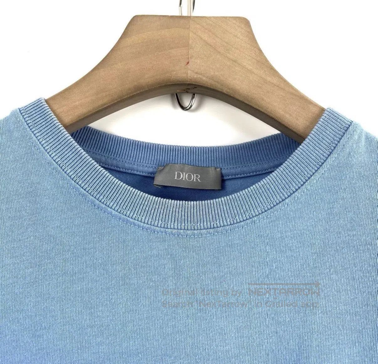 Dior Blue Short-Sleeve Crewneck T-Shirt. Size US S / EU 44-46 / 1 - 3 Thumbnail