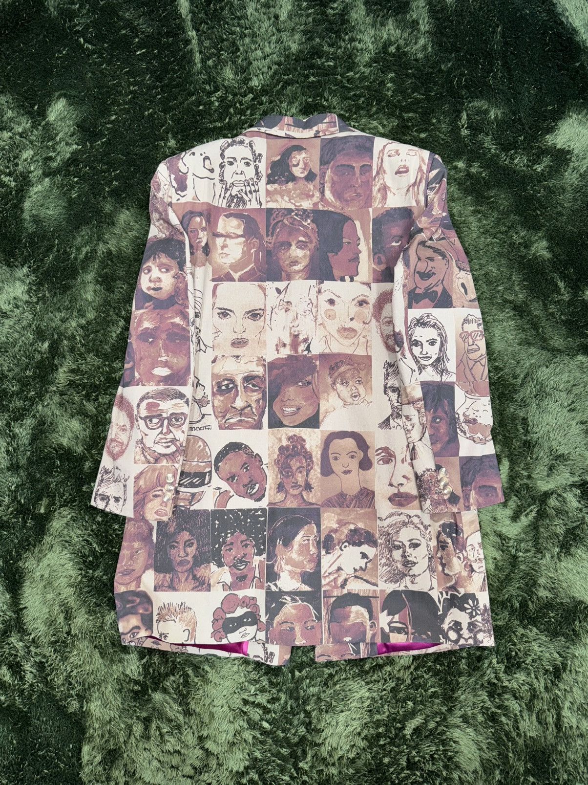 KidSuper [L] KIDSUPER STUDIOS portrait painting printed long blazer Size US L / EU 52-54 / 3 - 8 Thumbnail