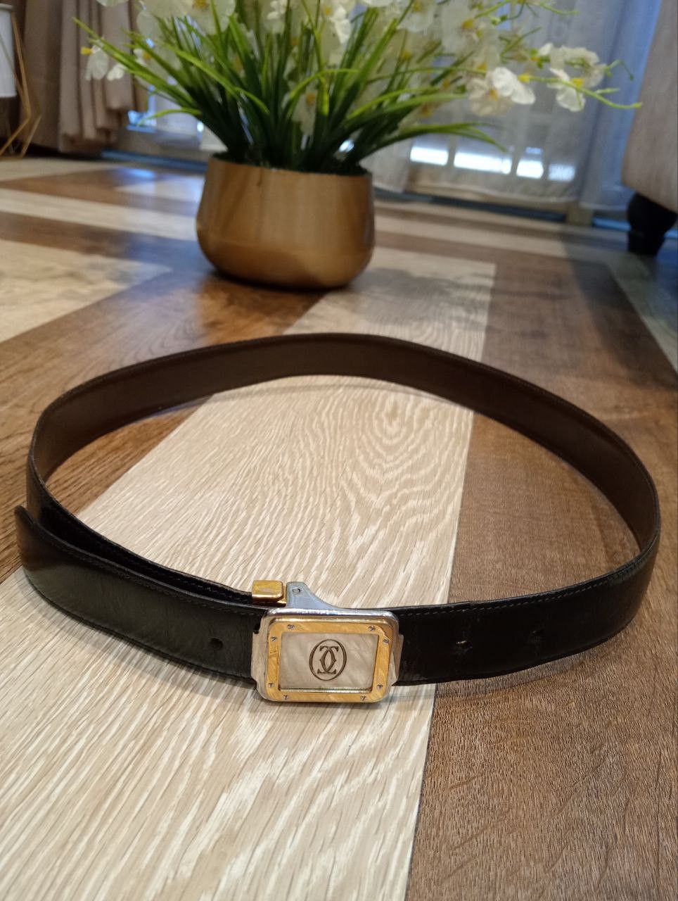 Cartier LUXURY CARTIER VINTAGE LEATHER BELT Size ONE SIZE - 4 Thumbnail