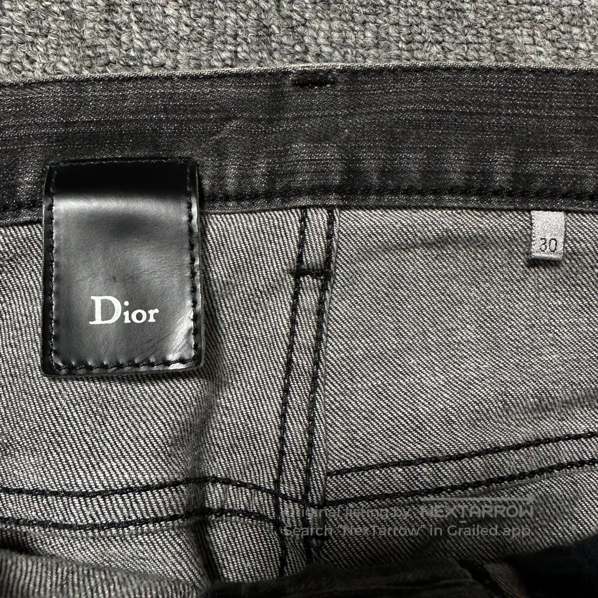 Dior dior homme gray washed denim jeans. Size US 30 / EU 46 - 4 Thumbnail