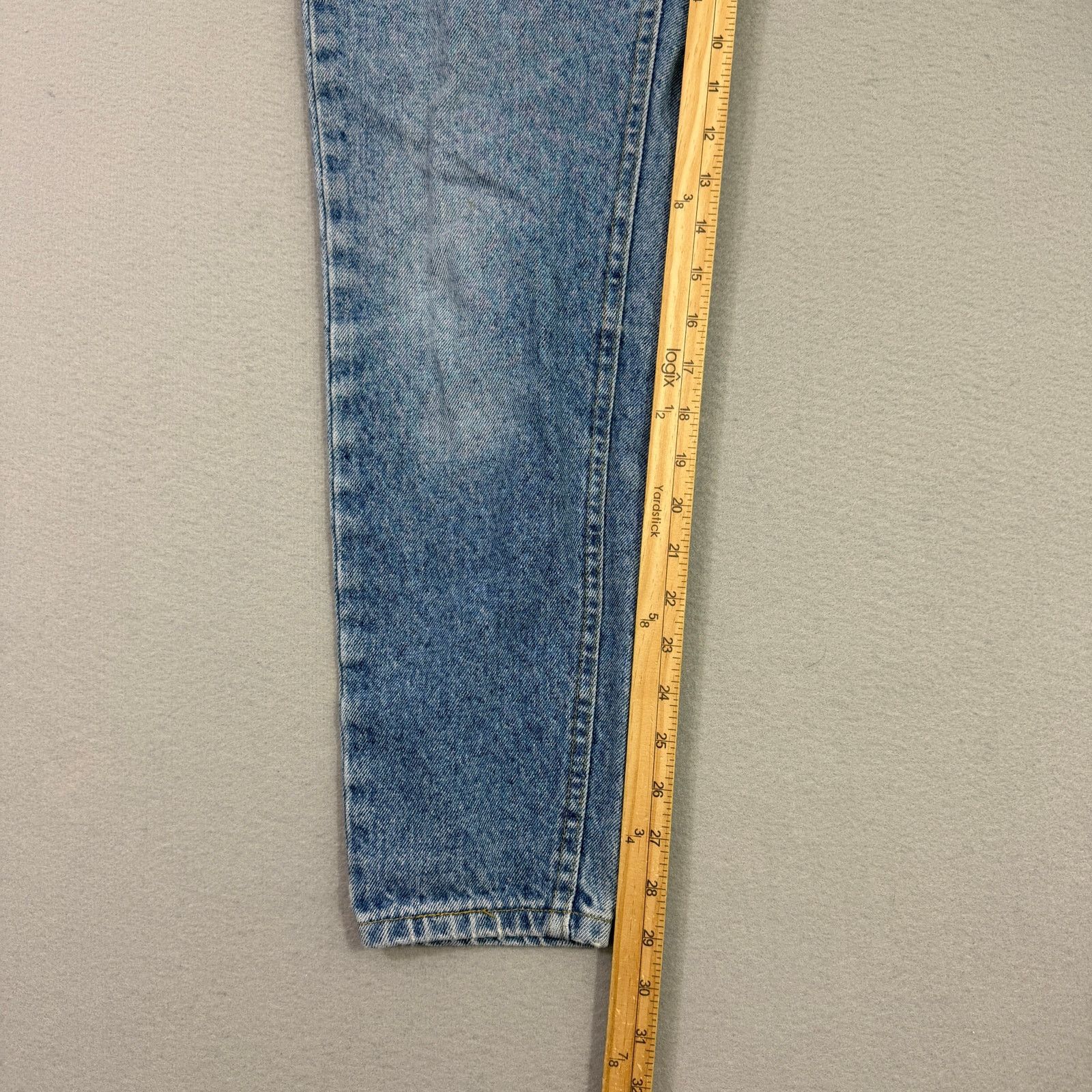 Vintage Vintage Lee Jeans Women's 7 Med (24x29) Faded High Rise Mom Size 24" / US 00 / IT 34 - 11 Thumbnail