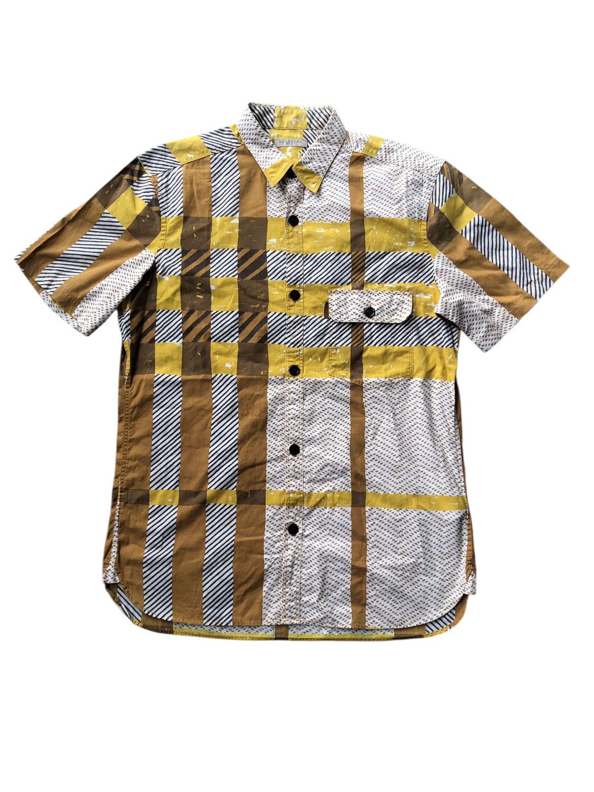 Burberry 🔥Authentic BURBERRY BRIT Plaid Button Up Luxury Brand Shirt Size US M / EU 48-50 / 2 - 1 Thumbnail