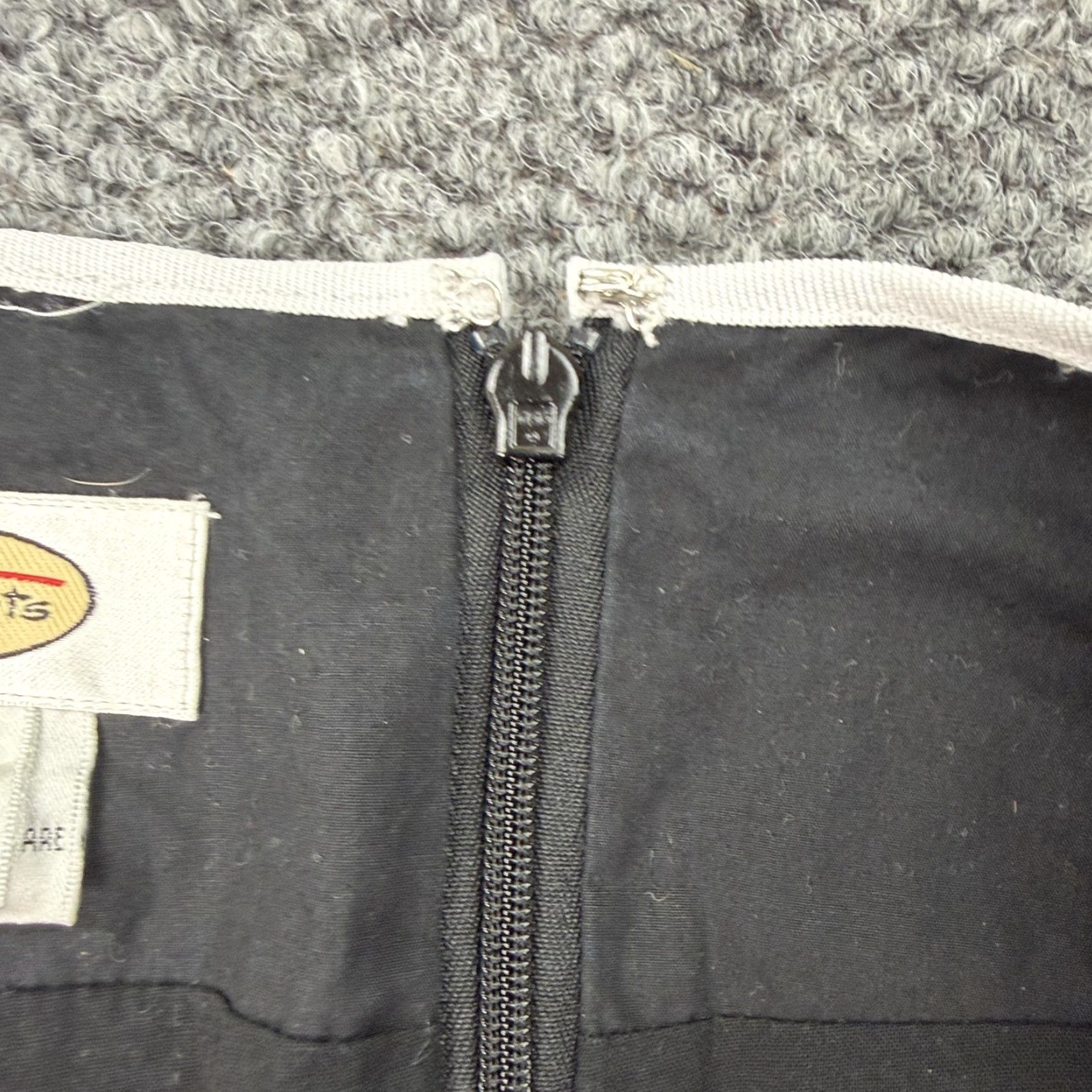 Talbots Talbots Skirt Women 12 A-Line Knee Length Black Cotton Lined Pockets Zip Size 34" / US 12 / IT 48 - 6 Thumbnail