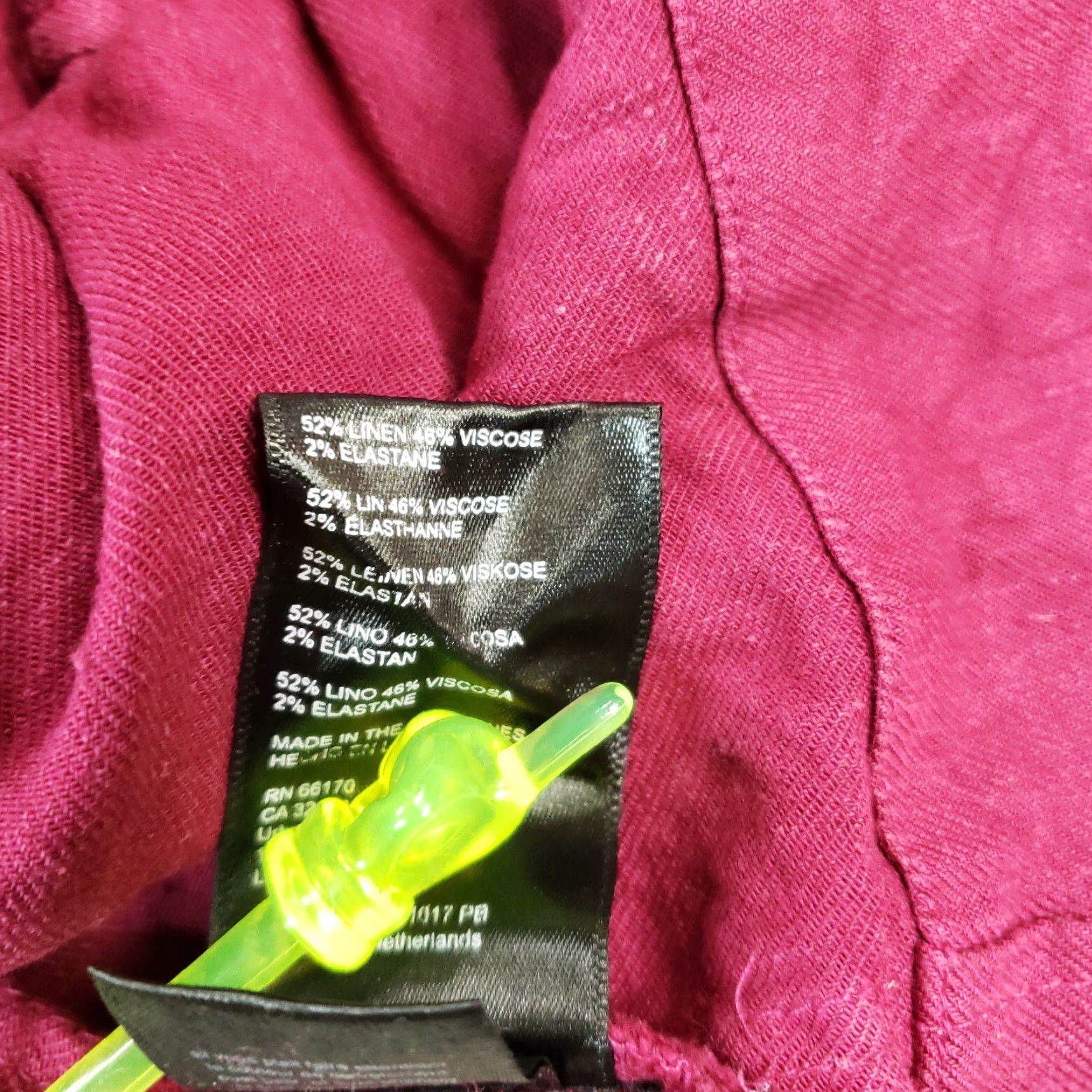 Anthropologie VINTAGE Anthropologie Dress Womens Size 8 Purple Linen Mini Sleeveless Stretch Casual Size M / US 6-8 / IT 42-44 - 6 Thumbnail