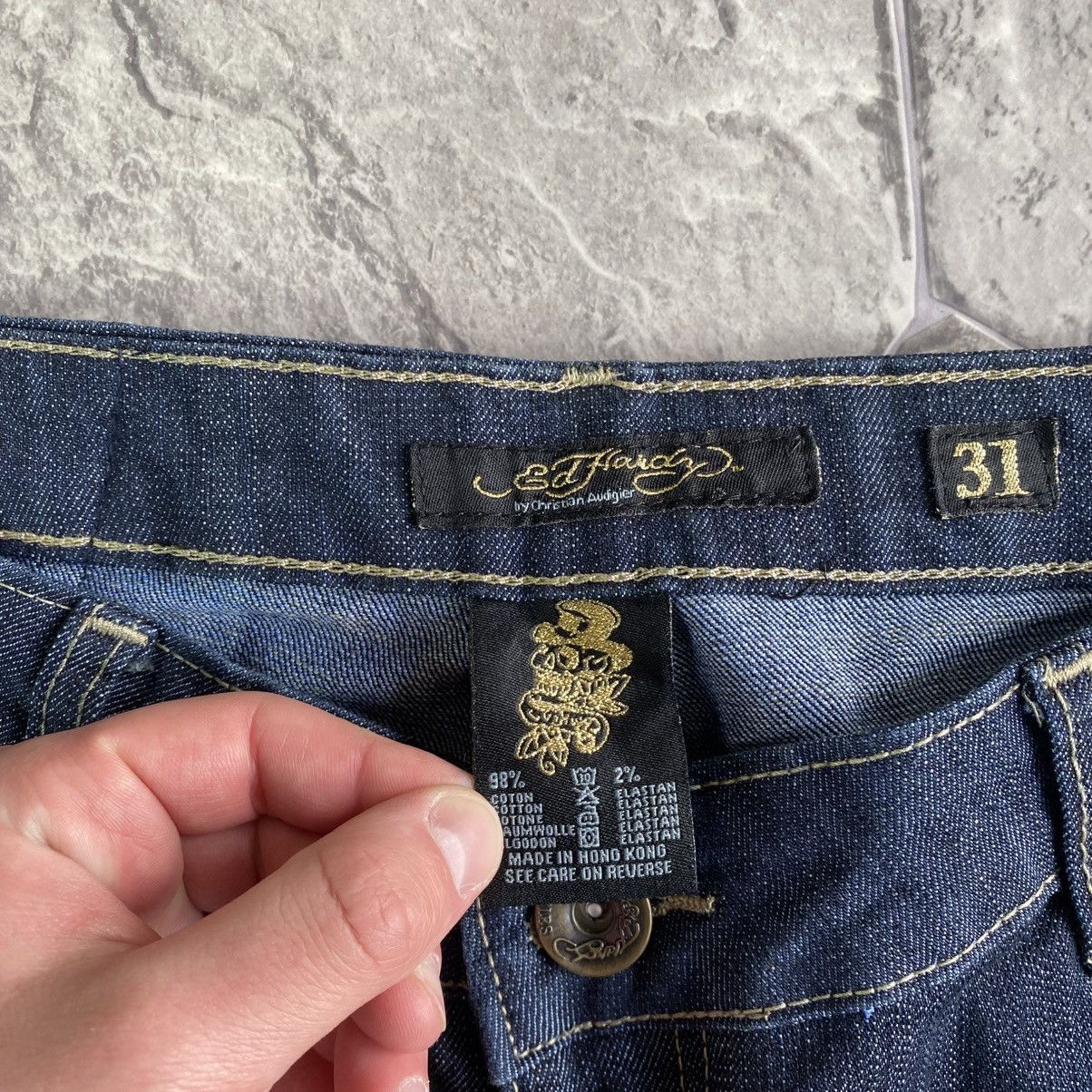 Ed Hardy Vintage Ed Hardy Jeans by Christian Audigier Denim Pants Y2K Size US 31 - 10 Thumbnail