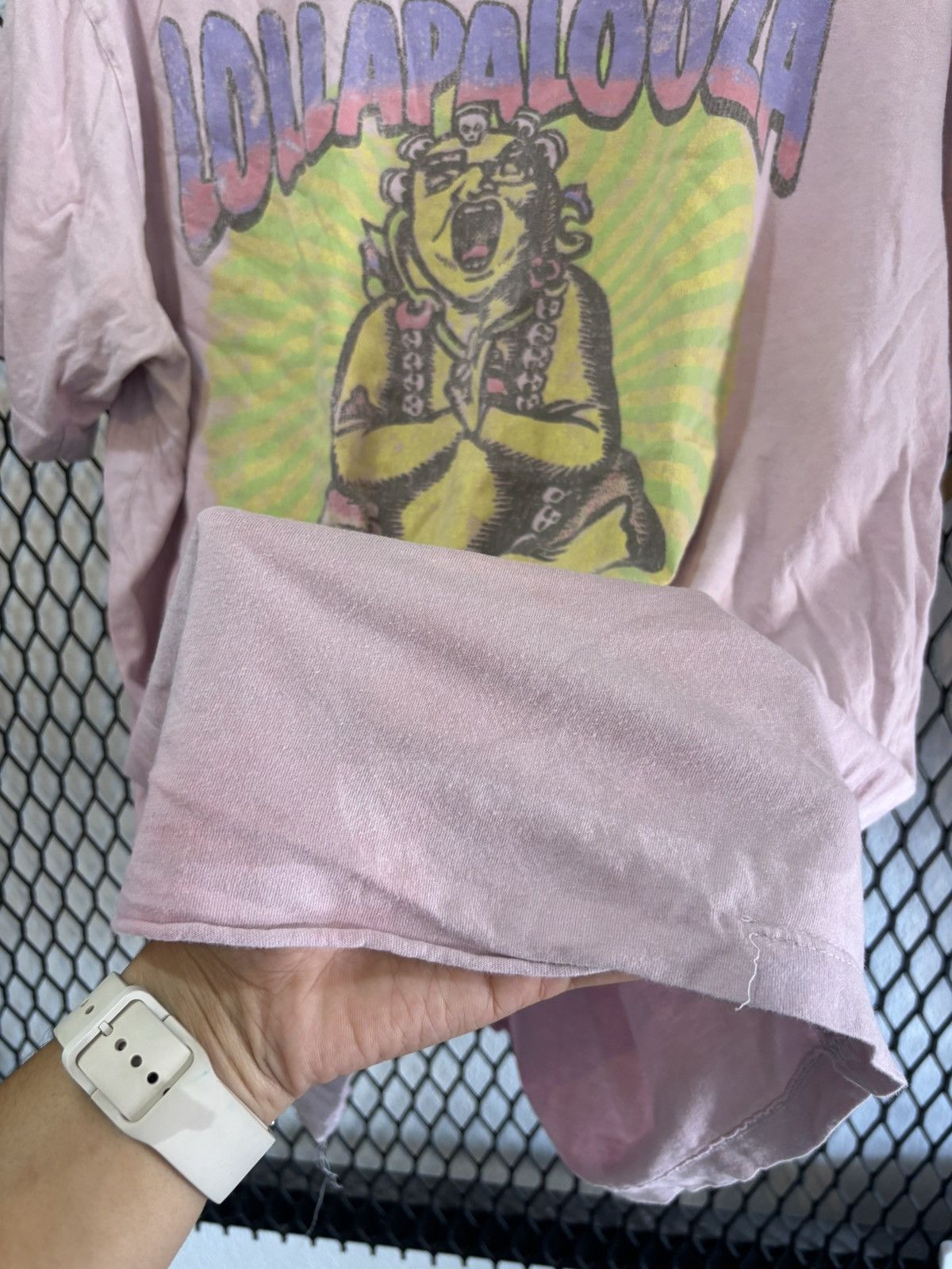 Band Tees 1995 Lollapalooza Buddha Tour T-Shirt tultex white tag Size US XL / EU 56 / 4 - 4 Thumbnail