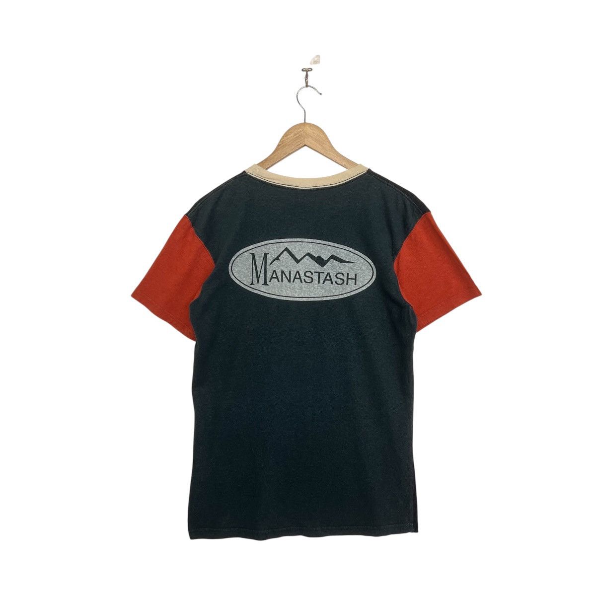 Manastash MANASTASH COLOUR BLOCK POCKET HEMP MATERIAL TSHIRT Size US M / EU 48-50 / 2 - 2 Thumbnail
