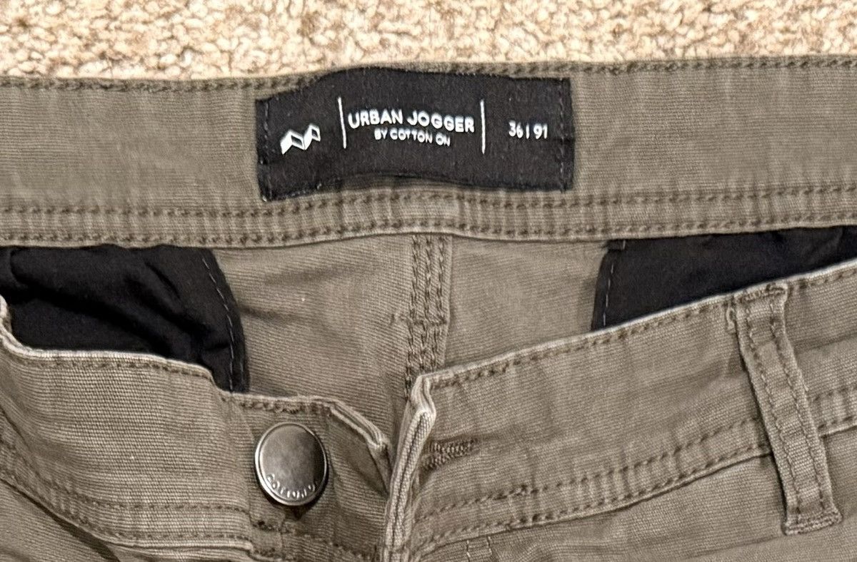 Cotton On Urban Jogger Pants – Olive Green Size US 36 / EU 52 - 2 Thumbnail