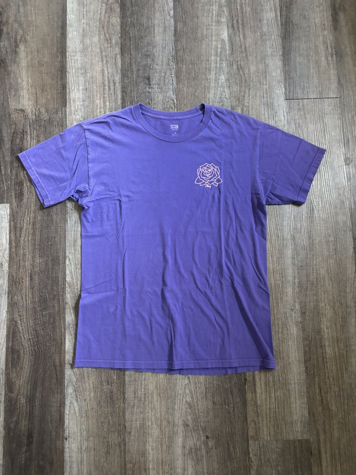 Obey Rose Graphic Tee Shirt