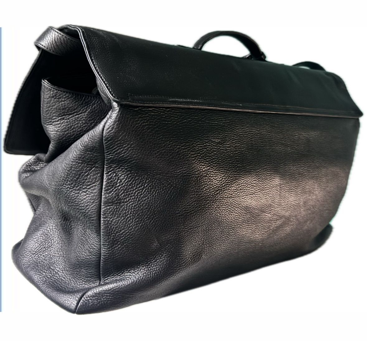 Gucci GUCCI Travel Boston Bag Leather Black Size ONE SIZE - 3 Thumbnail