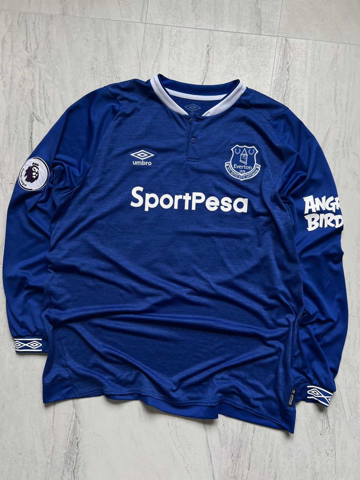 Nike Vintage Umbro Everton Davies FC Soccer Futbol Jersey Kit Size US XL / EU 56 / 4 - 1 Thumbnail