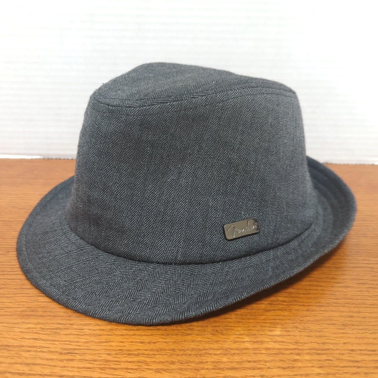 Fender Fender Fedora Hat Cap Dark Gray Adult Mens Size S/M Fits 7 1/8 - 7 3/8 Fedora Hats Size ONE SIZE - 2 Thumbnail