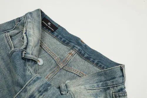 Japanese Brand × Jean High street loose washed distressed straight casual jeans Size US 32 / EU 48 - 4 Thumbnail