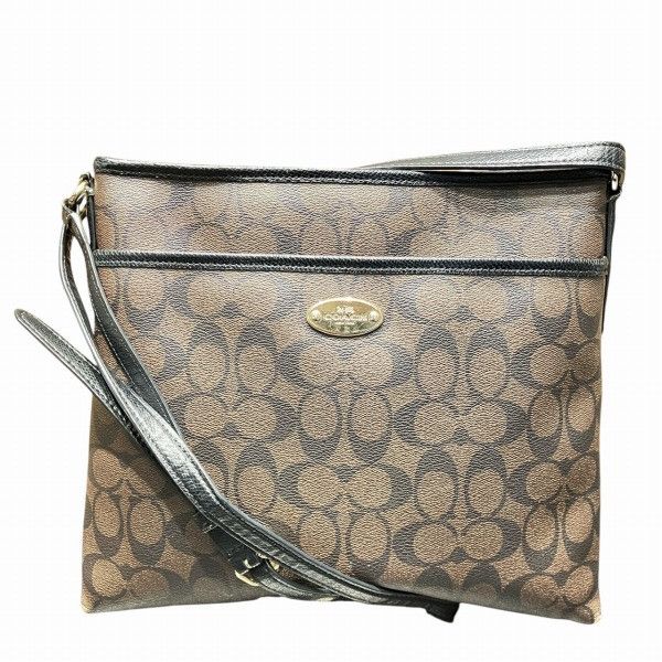 Coach Coach Coach Signature PVC Shoulder Bag Canvas Shoulder Bag F34938 Size ONE SIZE - 1 Thumbnail