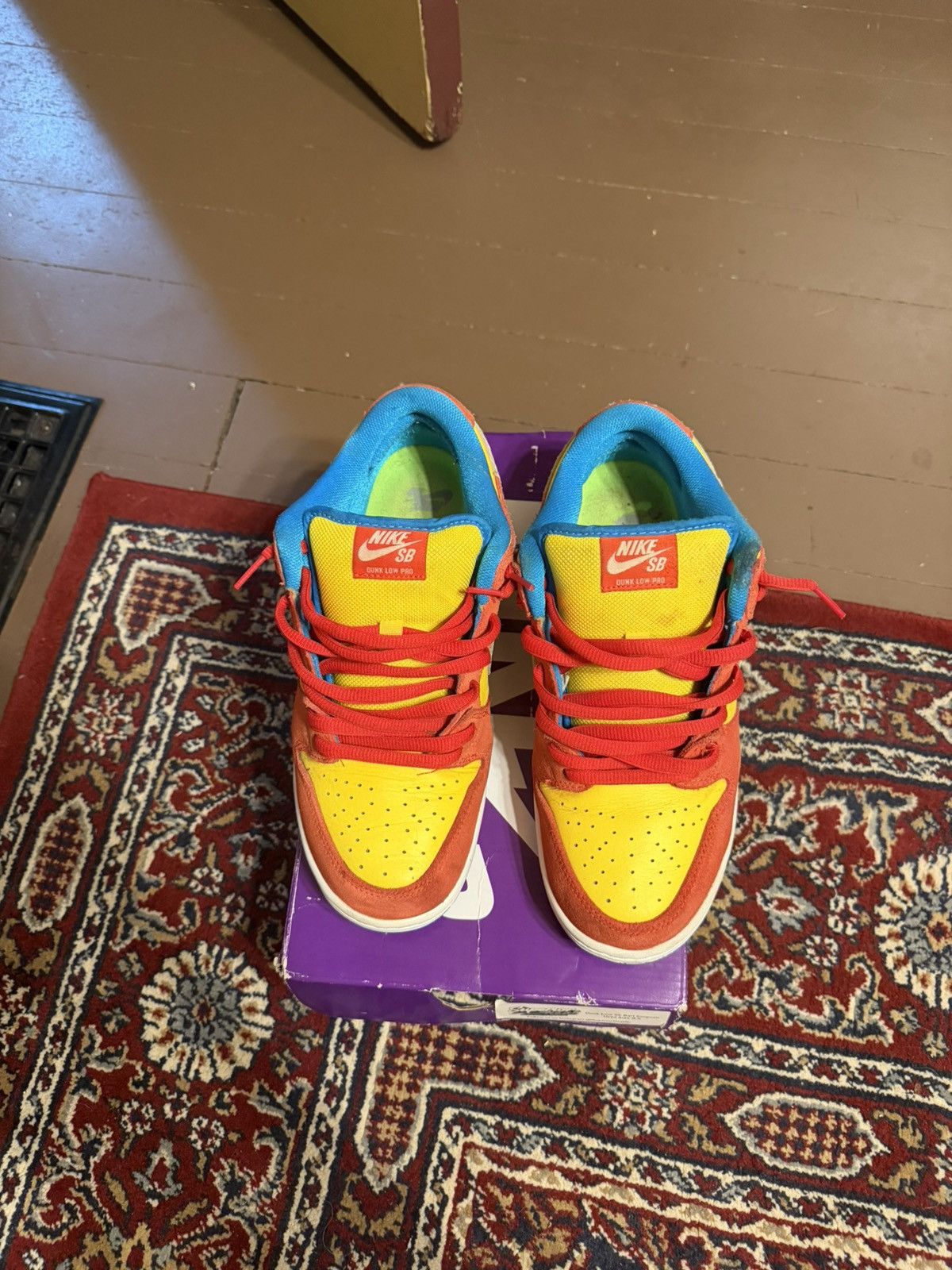Nike Nike Dunk Low Pro Bart Simpson Size US 8.5 / EU 41-42 - 1 Thumbnail