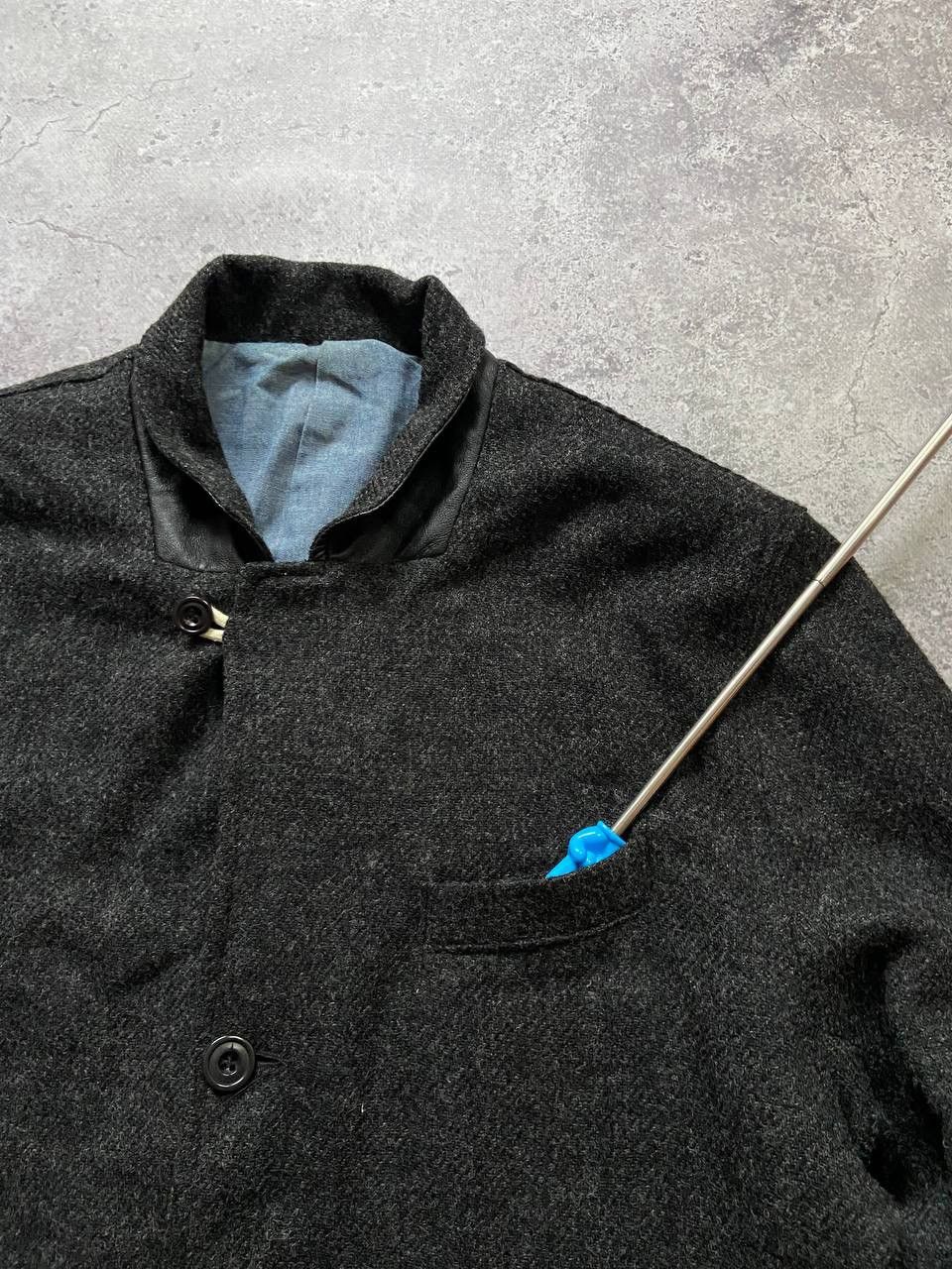 Albam Albam jacket blazer wool and leather mens size 3-M rare Size US L / EU 52-54 / 3 - 2 Thumbnail