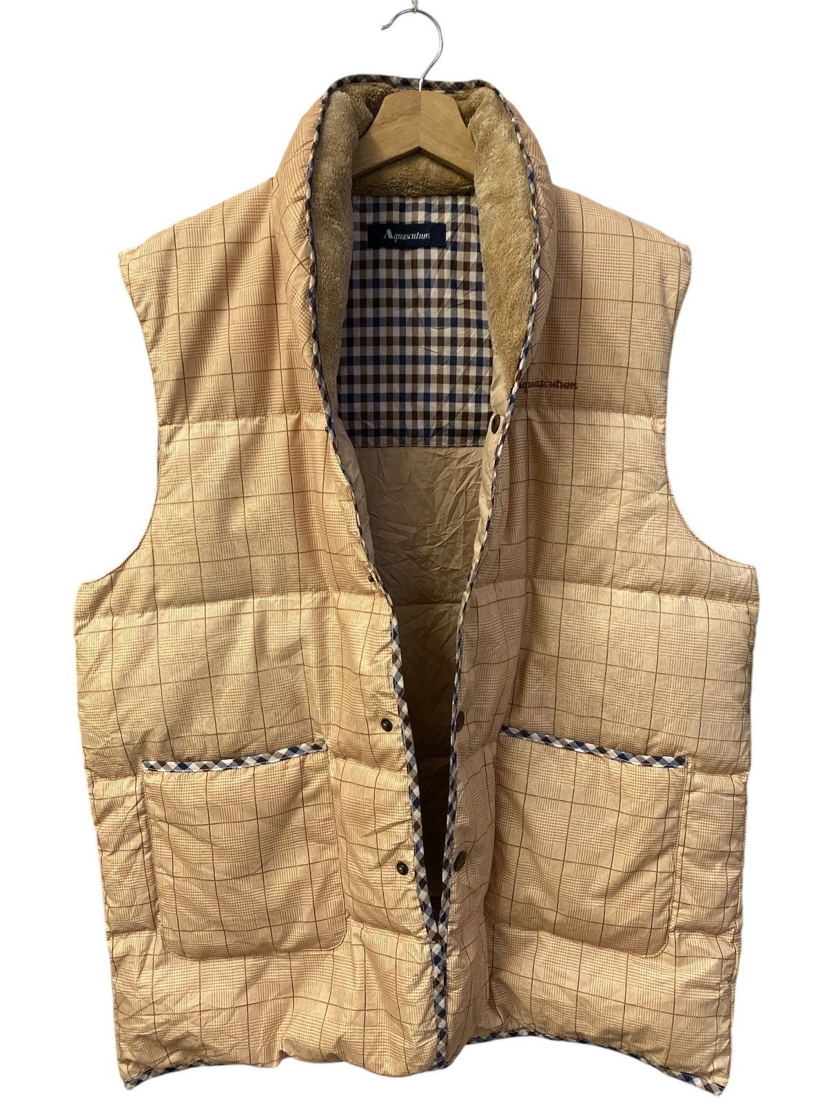 Aquascutum × Designer × Vintage Vintage Aquascutum Puffer Vest Size US L / EU 52-54 / 3 - 6 Thumbnail