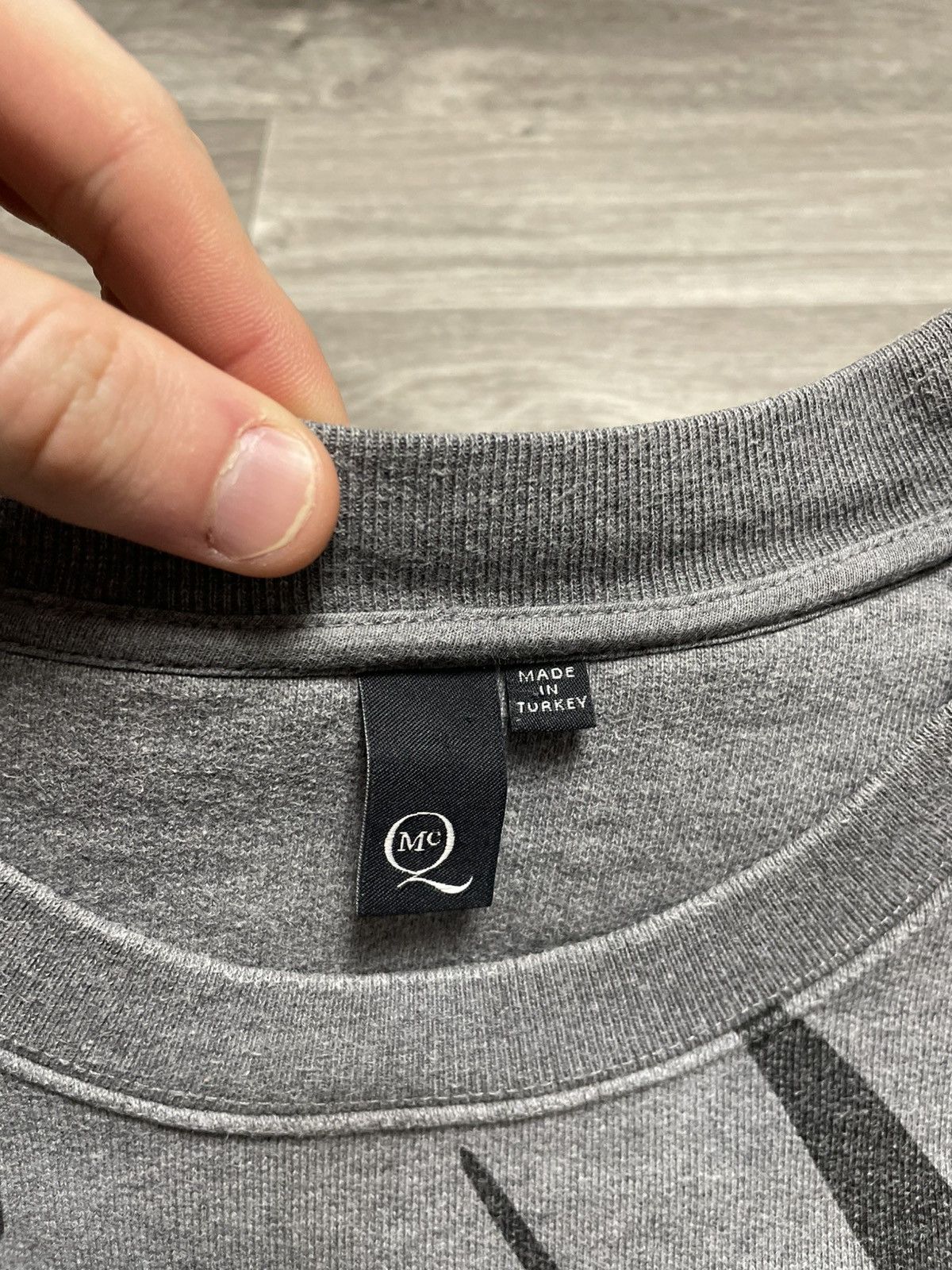 Alexander McQueen Alexander McQueen McQ Birds All Over Print Gray Sweatshirt Size L / US 10 / IT 46 - 9 Thumbnail