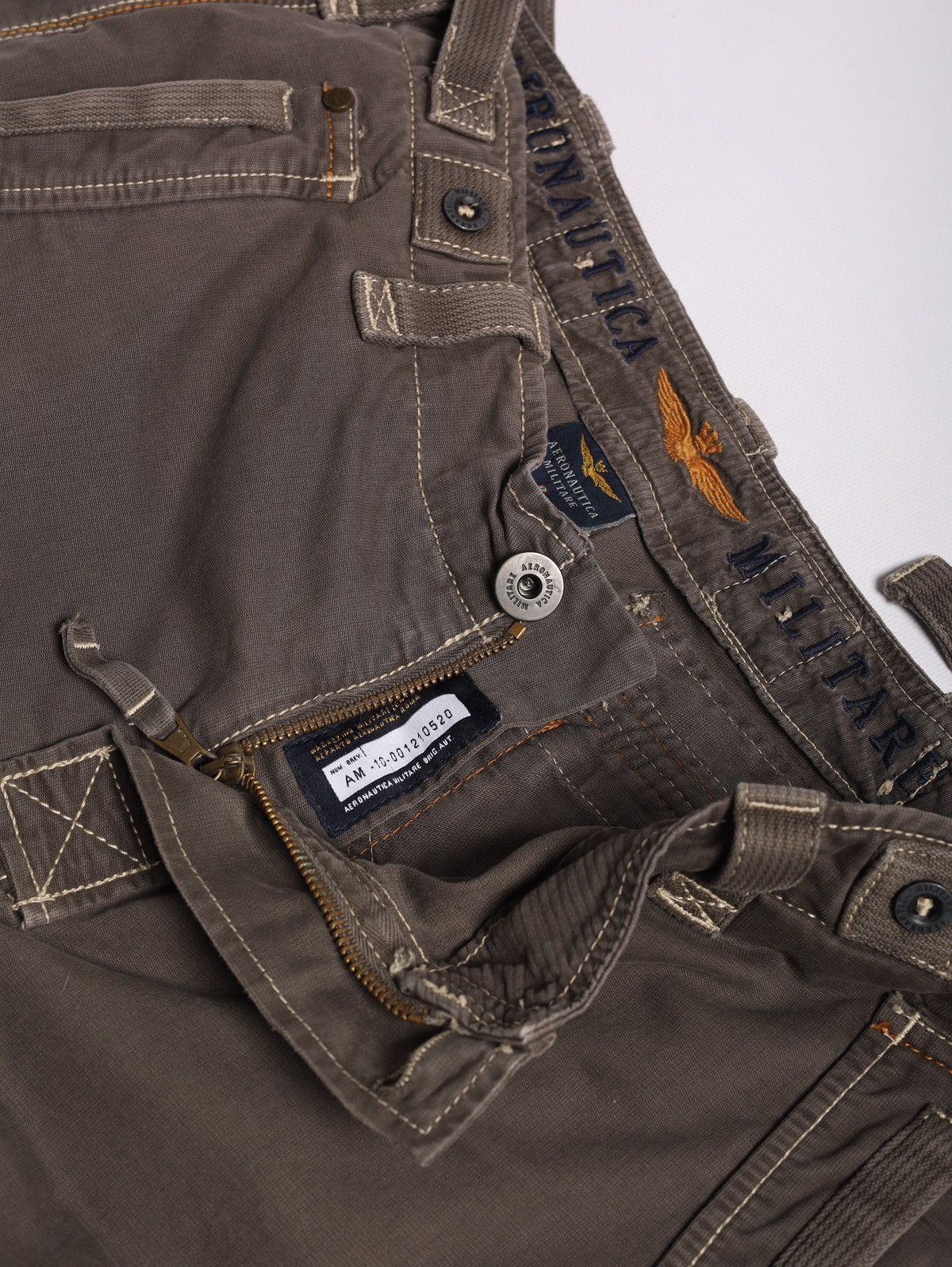 Aeronautica Militare Aeronautica Militare Cargo Bondage Pants Trousers Brown Size US 36 / EU 52 - 9 Thumbnail
