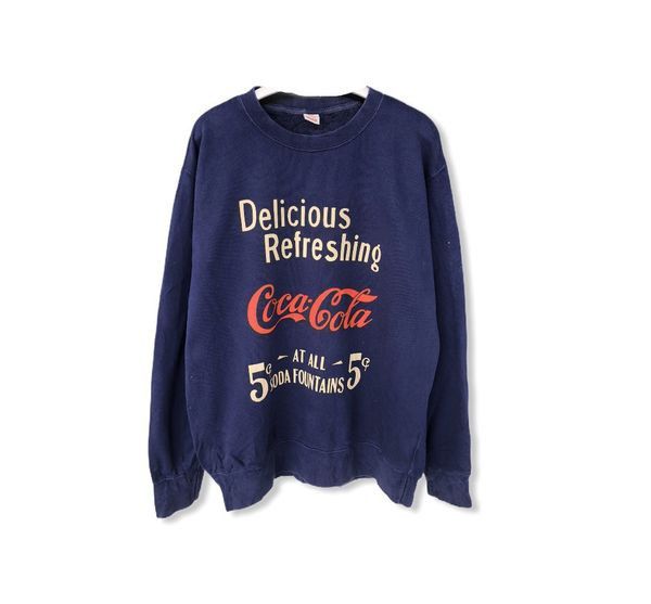 Coca Cola × Uniqlo Coca Cola C Uniqlo Spell Out Sweatshirt Size US L / EU 52-54 / 3 - 1 Thumbnail