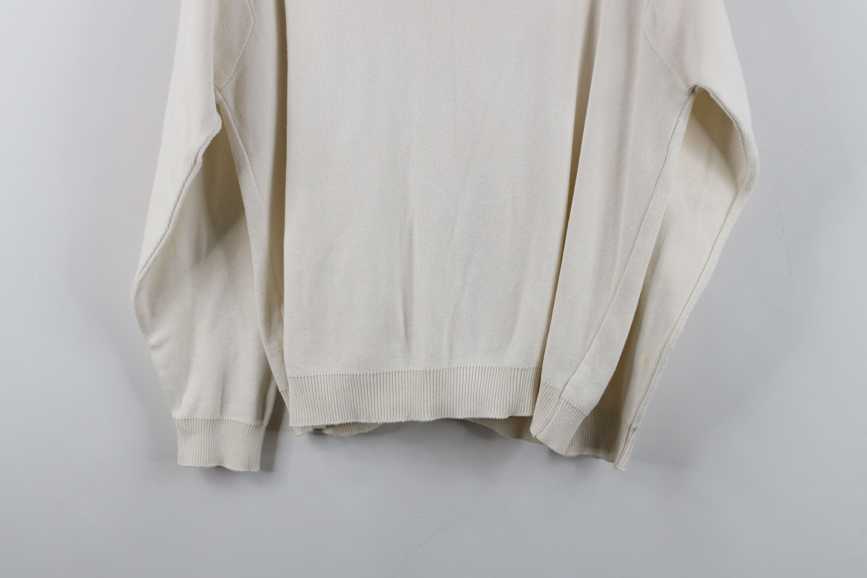 Woolrich Woolen Mills Vintage 90s Woolrich Ribbed Knit Cardigan Sweater Cream USA Size S / US 4 / IT 40 - 13 Thumbnail
