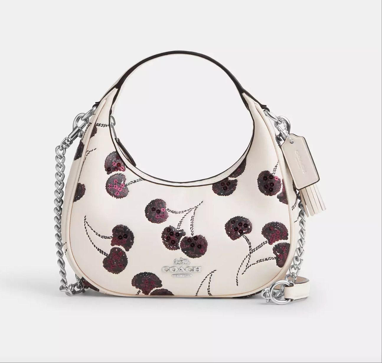 Coach NWT Coach Carmen Mini Crossbody Bag With Cherry Print CCZ22 Size ONE SIZE - 4 Thumbnail