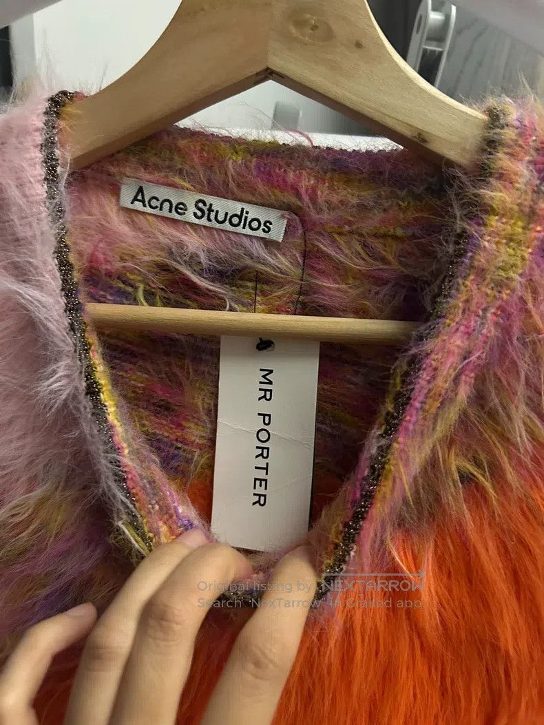 Acne Studios Acne Studios Colorful Striped Long Fleece Sweater Size S / US 4 / IT 40 - 4 Thumbnail