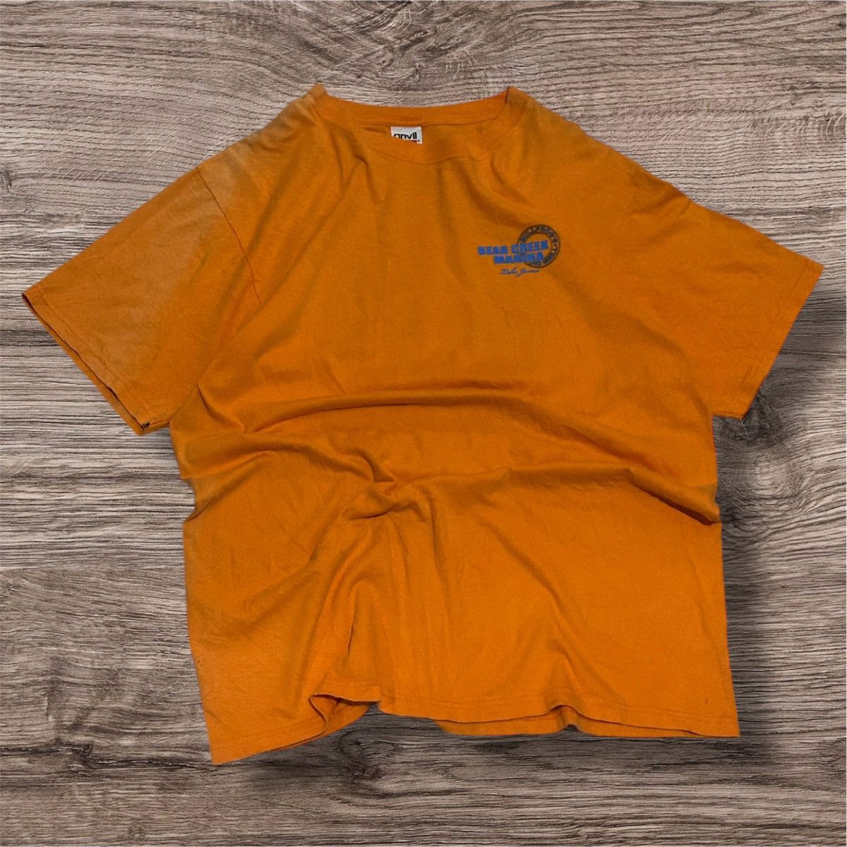 Anime 90s Anvil BULLFROG'S "Absolute Fun" Bar and Grill Size US XL / EU 56 / 4 - 2 Thumbnail
