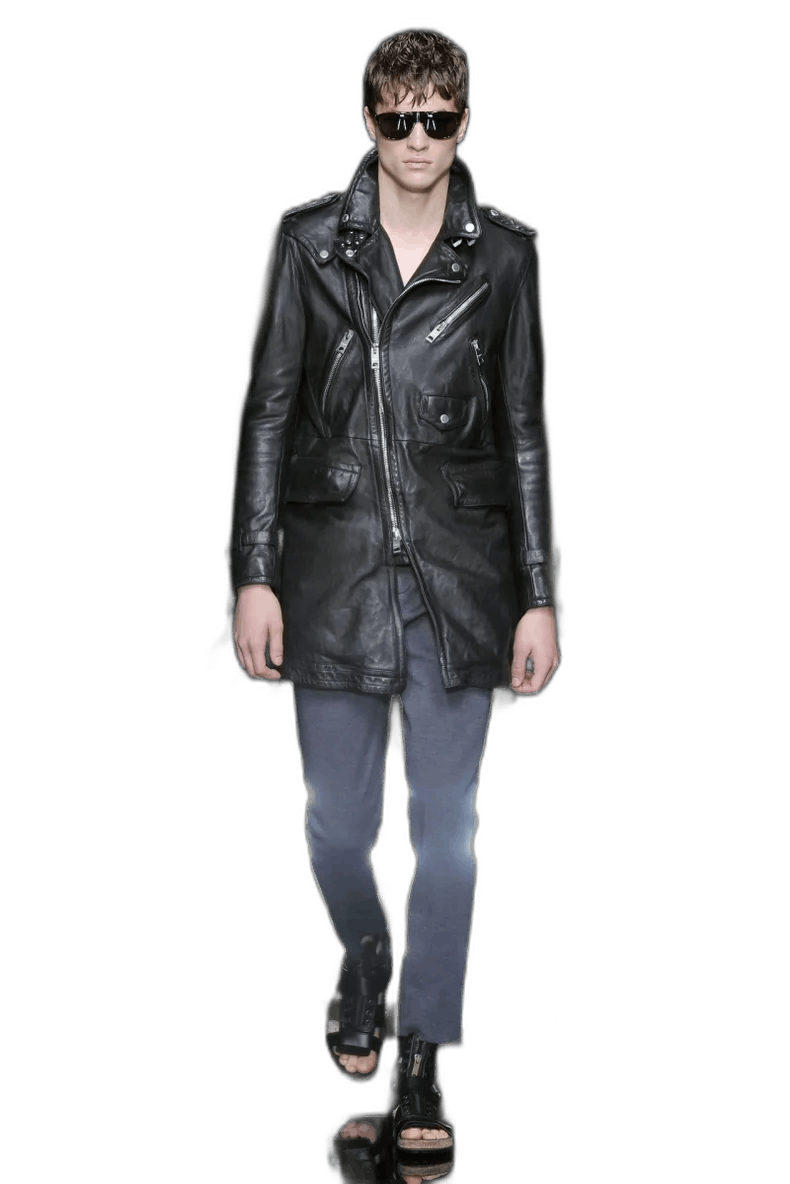 Burberry Burberry Prorsum Leather Coat Size US M / EU 48-50 / 2 - 1 Thumbnail