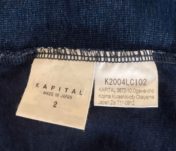Kapital Kountry IDG High-density jersey Thunder Sashiko Cardigan Size US M / EU 48-50 / 2 - 8 Thumbnail