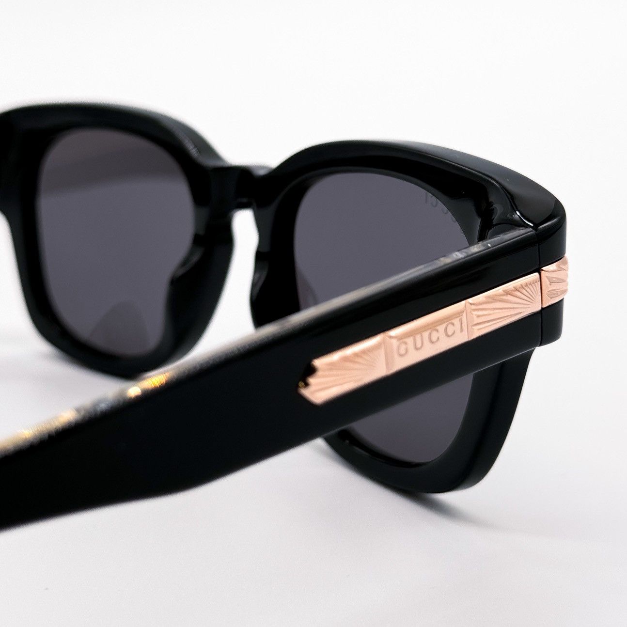 Gucci NEW GUCCI GG1518S 001 SQUARE BLACK GREY MEN SUNGLASSES GUCCI Size ONE SIZE - 8 Thumbnail