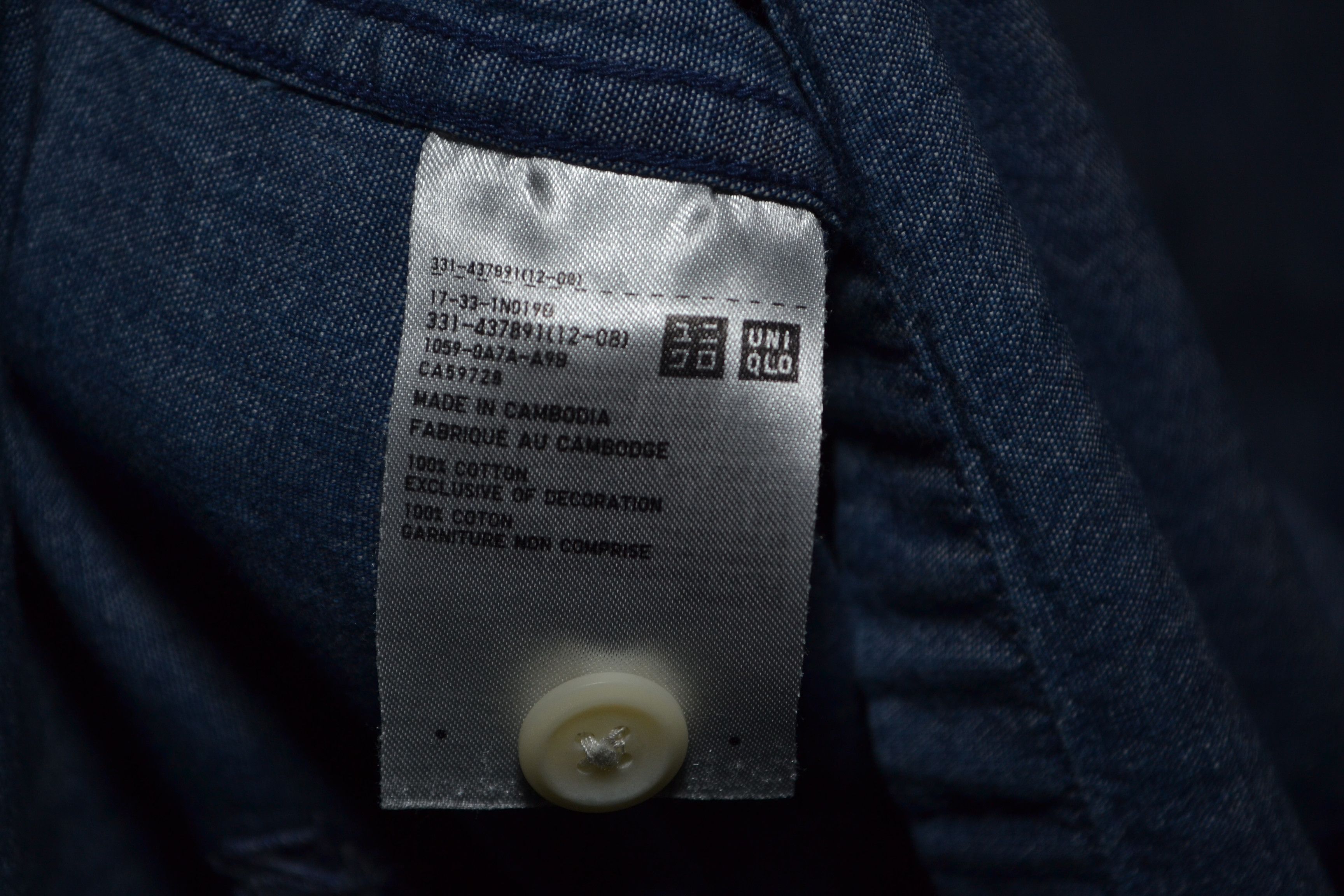 JW Anderson × Uniqlo J.W Anderson x Uniqlo Chambray Western Shirt XL Size US XL / EU 56 / 4 - 7 Thumbnail