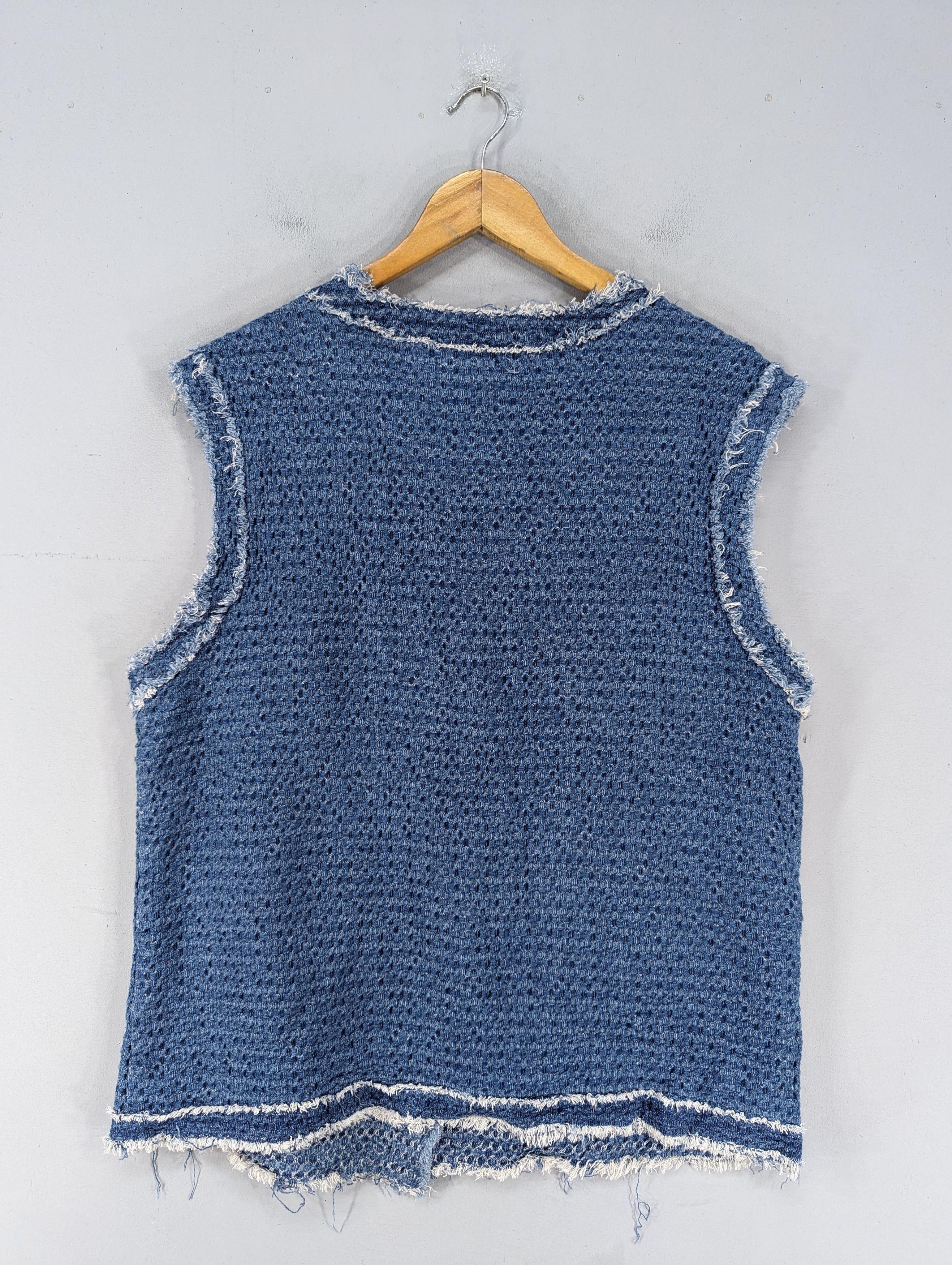 Japanese Brand Dazy Denim Style Sleeveless Vest Jacket Size XL / US 12-14 / IT 48-50 - 11 Thumbnail