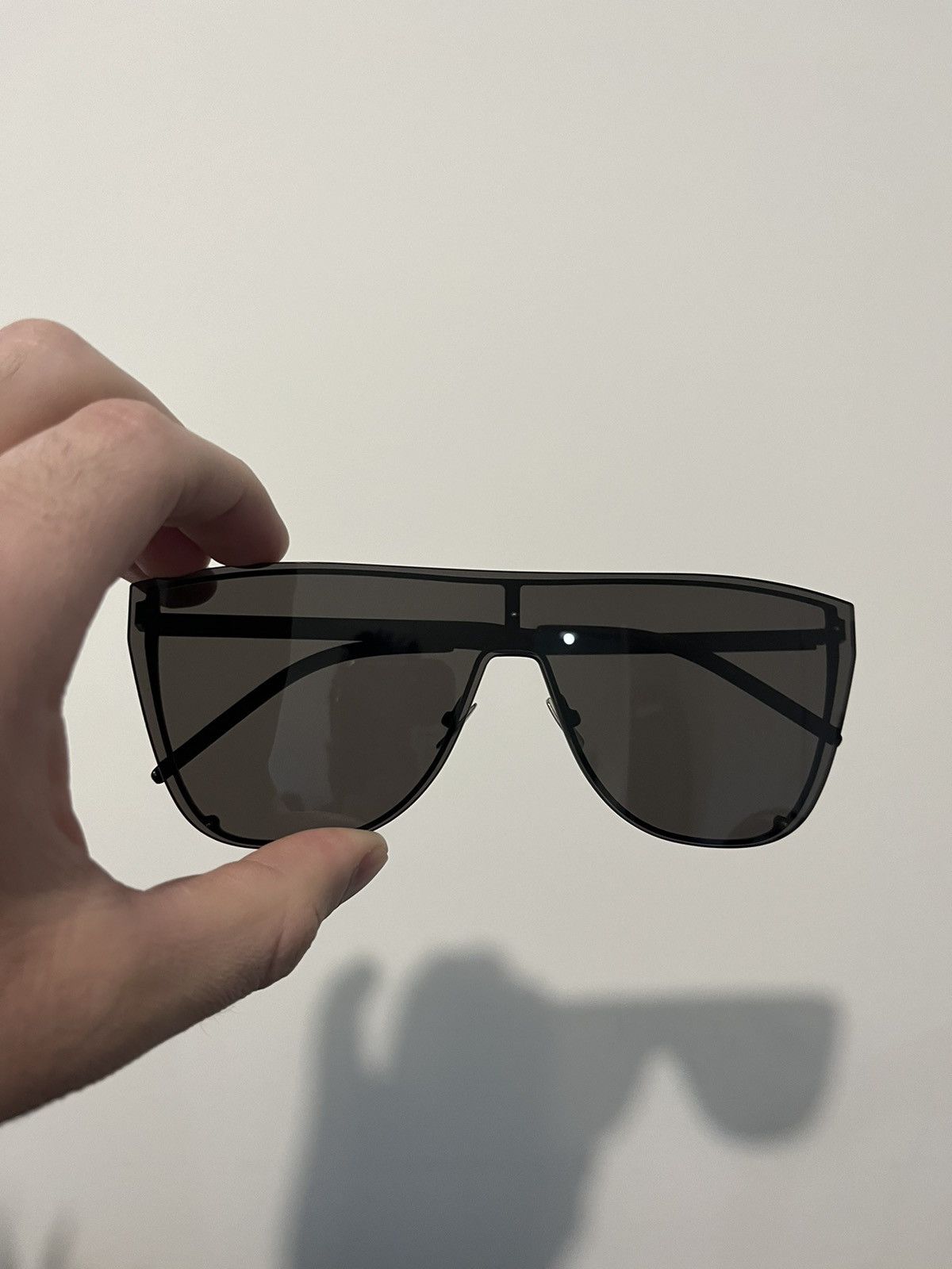 Saint Laurent Paris Saint Laurent Mask Sunglasses Size ONE SIZE - 1 Thumbnail