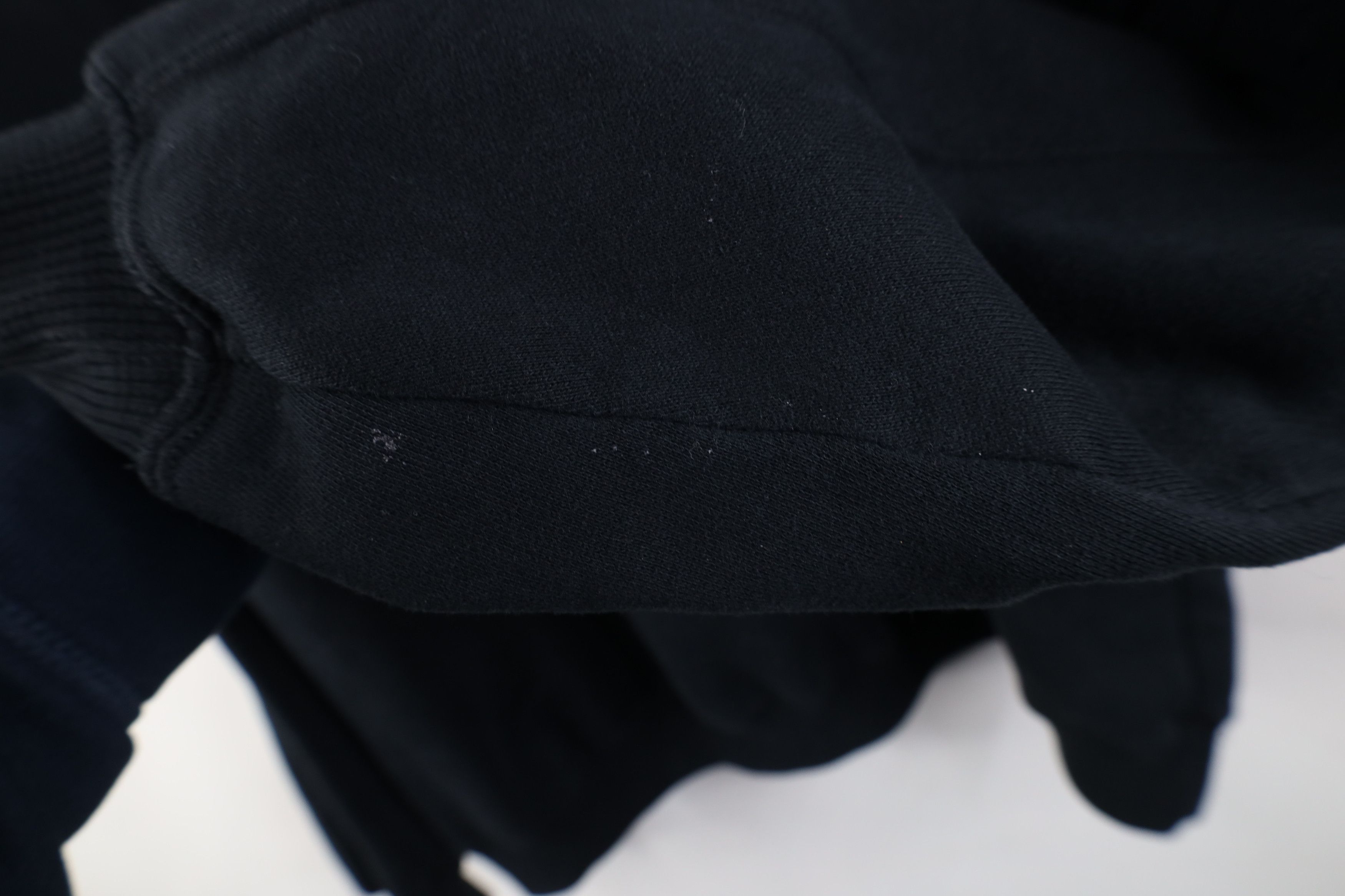 Vintage Vintage 90s Streetwear Henley Pullover Sweatshirt Black Size US XL / EU 56 / 4 - 11 Thumbnail