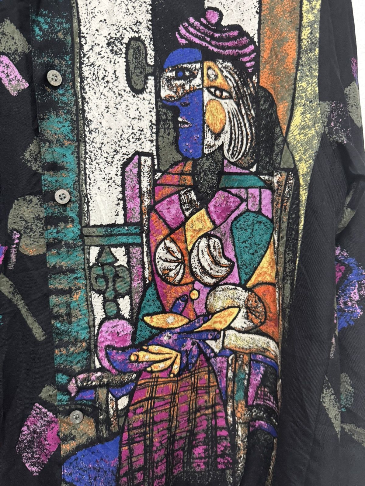 Vintage Picasso Art x Gellan Europe Shirt Size US M / EU 48-50 / 2 - 2 Thumbnail
