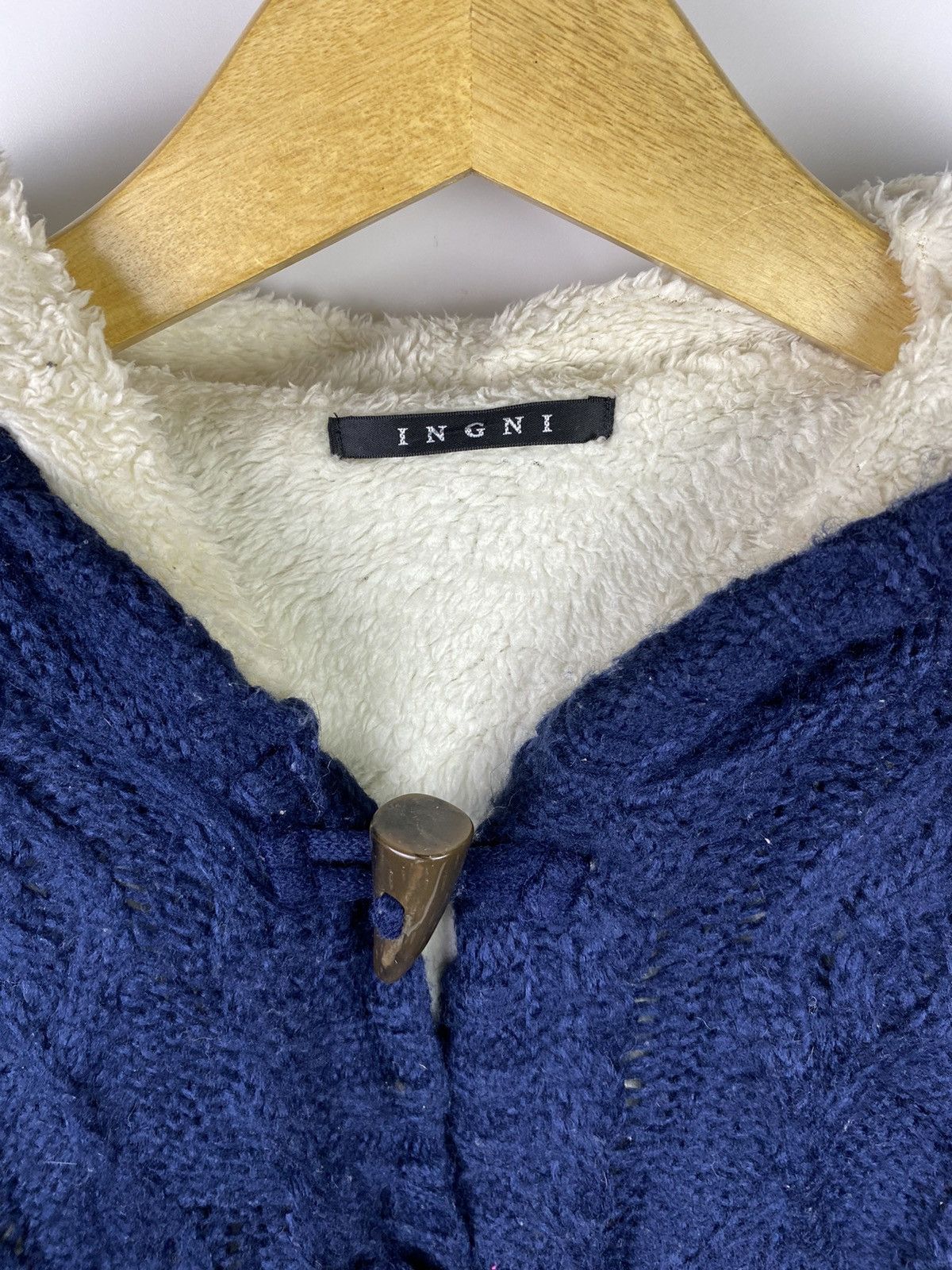 If Six Was Nine × Japanese Brand × Le Grande Bleu (L.G.B.) 2000s double layer knitted fur sherpa ingni winter session Size US M / EU 48-50 / 2 - 3 Thumbnail