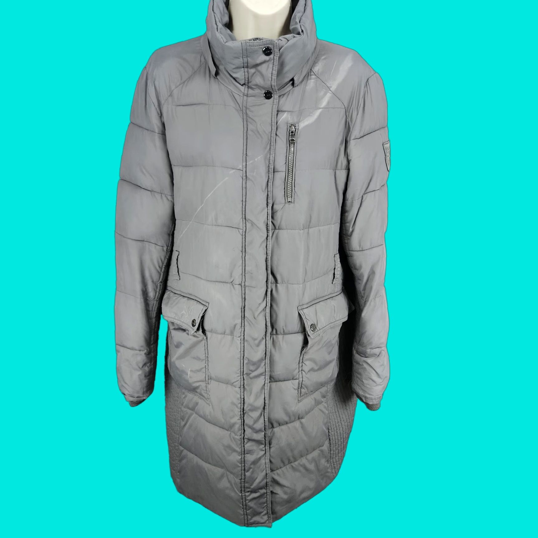 Ralph Lauren Lauren Ralph Lauren Grey Insulated Zip Parka Puffer Jacket Long Coat Large L Mens? (Wait) Size L / US 10 / IT 46 - 1 Thumbnail