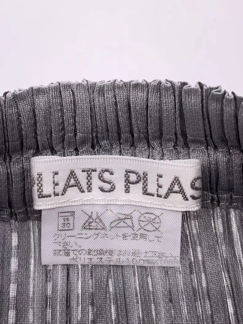Issey Miyake Issey Miyake size:3 Plaid Pleated Midi Skirt Size 23" - 6 Thumbnail