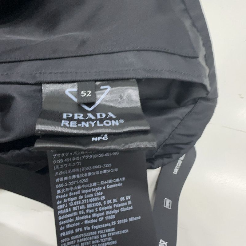 Prada Prada ReNylon Black Hooded Jacket for Men-2506 Size US XL / EU 56 / 4 - 2 Thumbnail