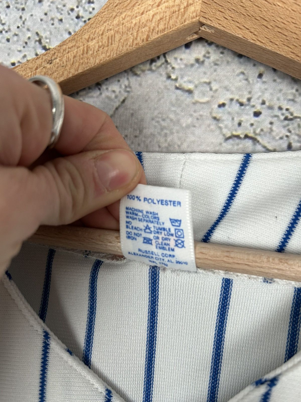 MLB Vintage New York Mets Russell Athletic 90s Rare MLB Jersey Size US L / EU 52-54 / 3 - 8 Thumbnail