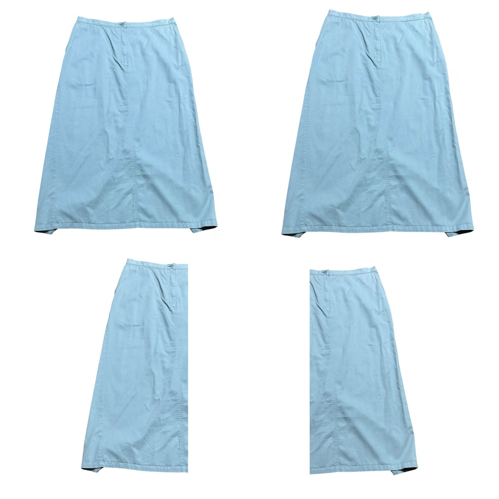 Eddie Bauer VINTAGE Eddie Bauer Women's Skirt Suit Light Blue 14P Long Sleeve 2 Piece Size L / US 10 / IT 46 - 9 Thumbnail